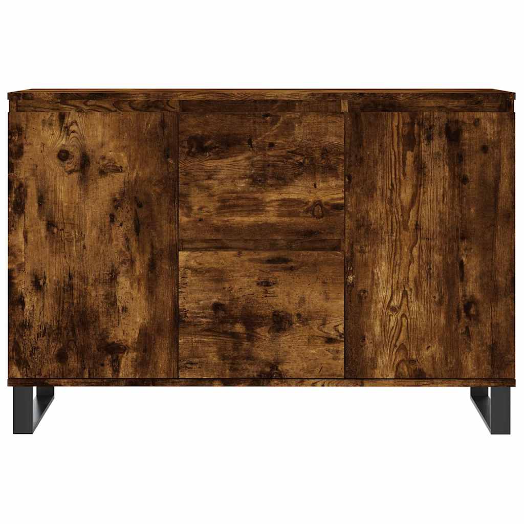 Sideboard Räuchereiche 101,5x35x70 cm Holzwerkstoff